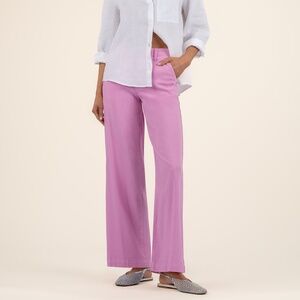 Kut from the Kloth Meg Linen Wide Leg Size 44 / Soft Orchid